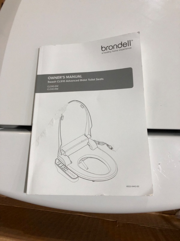 Photo 9 of **PARTS** *SEE NOTES* Brondell CL510-RW Swash CL510 Electric Bidet Toilet Heated Seat