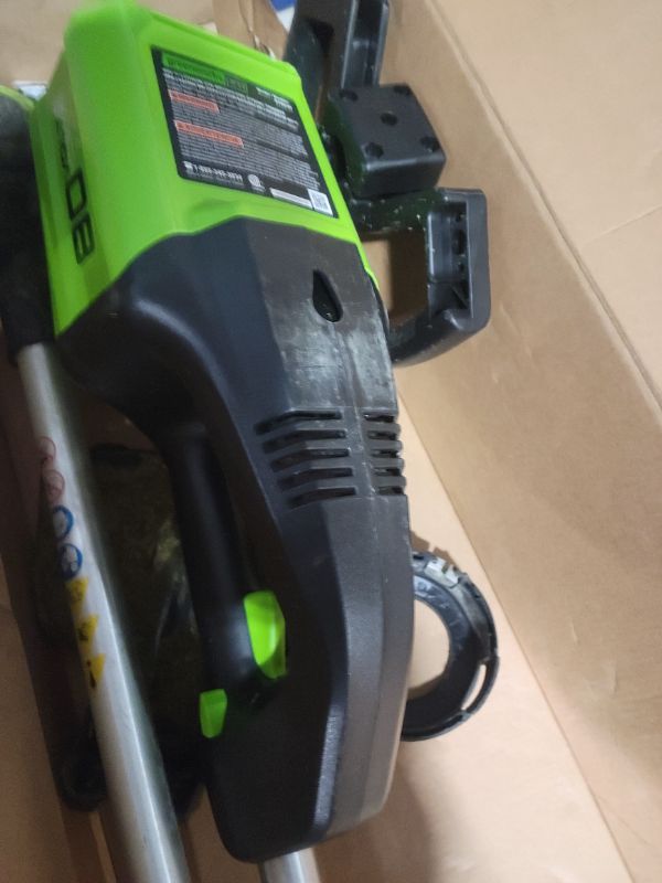 Photo 6 of **SEE NOTES**
Greenworks Pro 16-inch 80V Cordless String Trimmer, 2.0 ST80L210