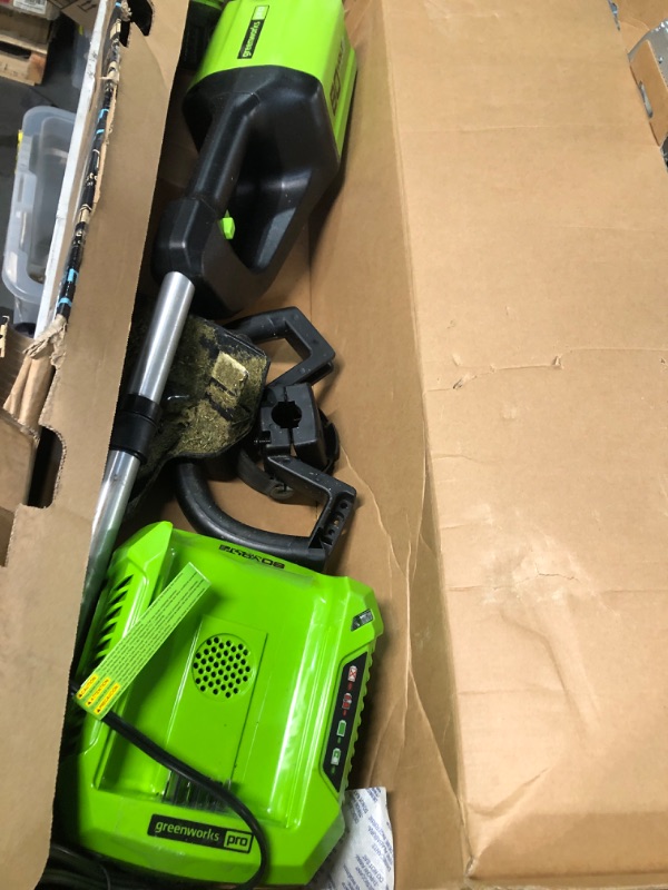 Photo 2 of **SEE NOTES**
Greenworks Pro 16-inch 80V Cordless String Trimmer, 2.0 ST80L210