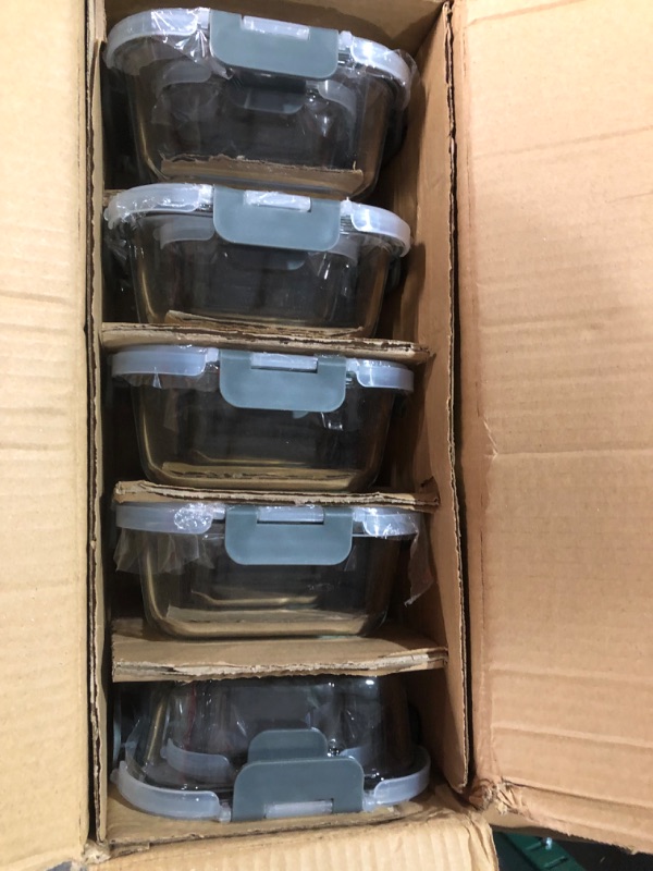 Photo 2 of [10-Pack]Glass Meal Prep Containers with Lids-MCIRCO Glass Food Storage Containers with 