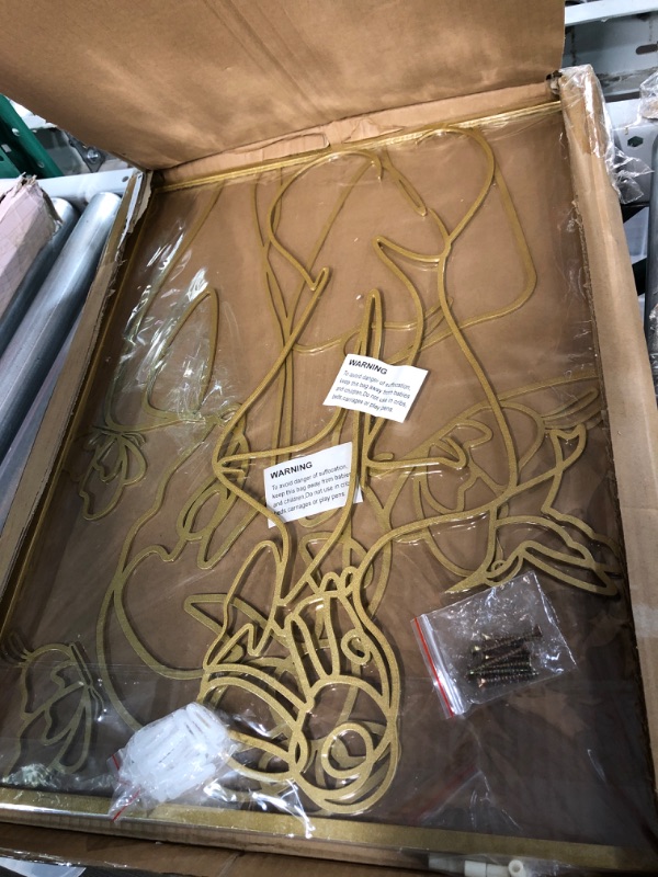 Photo 1 of 3J Group Metal Line Art Wall Decor, 
