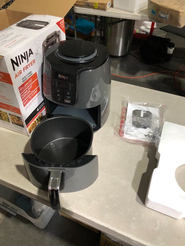 Photo 8 of ***DAMAGED - NONFUNCITONAL - SEE NOTES***
Ninja AF101 Air Fryer that Crisps, Roasts, Reheats, & Dehydrates