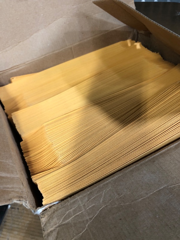 Photo 2 of Quality Park 6 x 9 Clasp Envelopes, Clasp and Gummed Closures for Storing or Mailing, 28 lb Kraft Paper, Bulk Dispenser Box, 500/Carton (QUA37555)