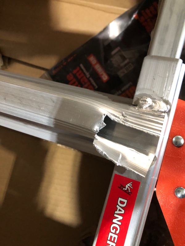 Photo 1 of *MINOR DAMAGE*
Little Giant Ladders, Velocity with Wheels, M17, 17 Ft,