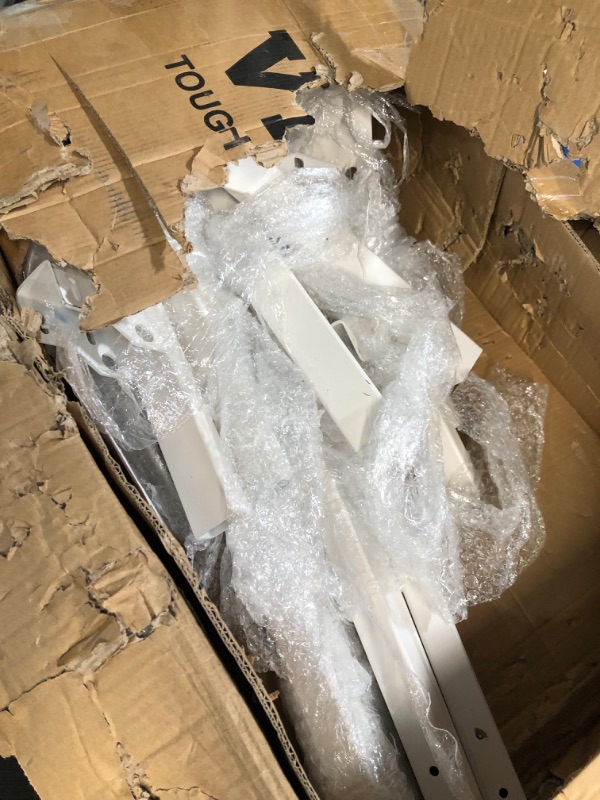 Photo 1 of VEVOR Van Roof Ladder Rack, 56.3-61.4" Adjustable Van Racks, 750 lbs Capacity Alloy Steel Roof Racks with Ladder Stoppers, Rain Gutter Racks Compatible with Full-Size Vans, 3 Pcs