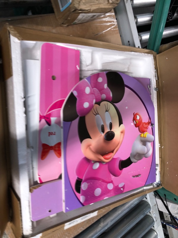 Photo 4 of Delta Children Chair Desk With Storage Bin, Disney Minnie Mouse Multi Color Character