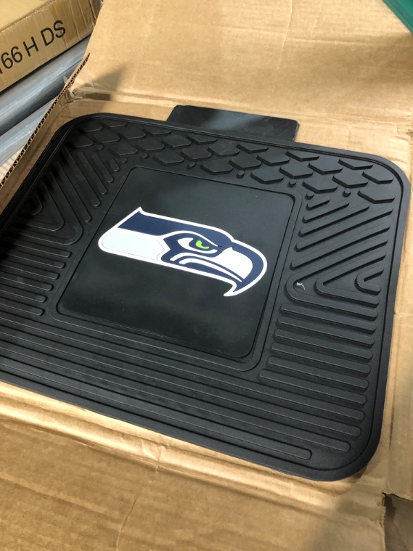 Photo 4 of FANMATS - 9972 NFL Seattle Seahawks Vinyl Utility Mat , 14"x17" Rear