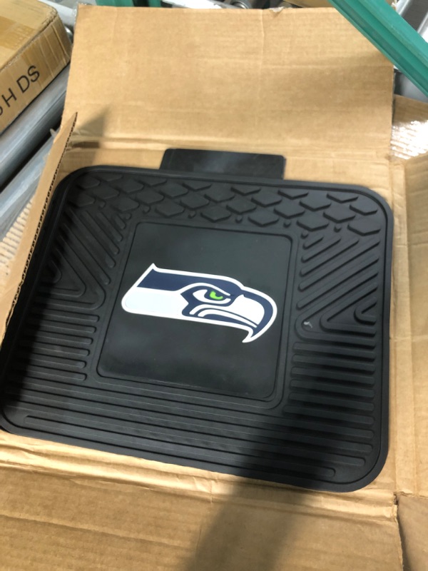 Photo 3 of FANMATS - 9972 NFL Seattle Seahawks Vinyl Utility Mat , 14"x17" Rear