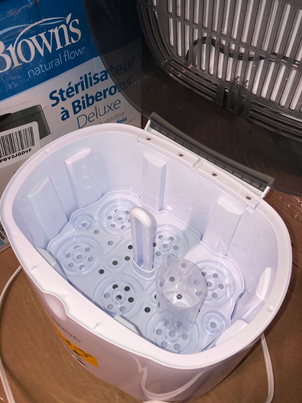 Photo 1 of Dr. Brown's Deluxe Bottle Sterilizer and Baby Bottle Cleaning Brush with Sponge and Scrubber Bundle Sterilizing & Cleaning Set
