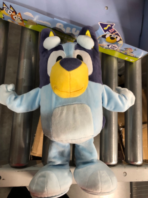 Photo 3 of Bluey Dance and Play 14" Animated Plush | Over 55 Phrases and Songs, Multicolor