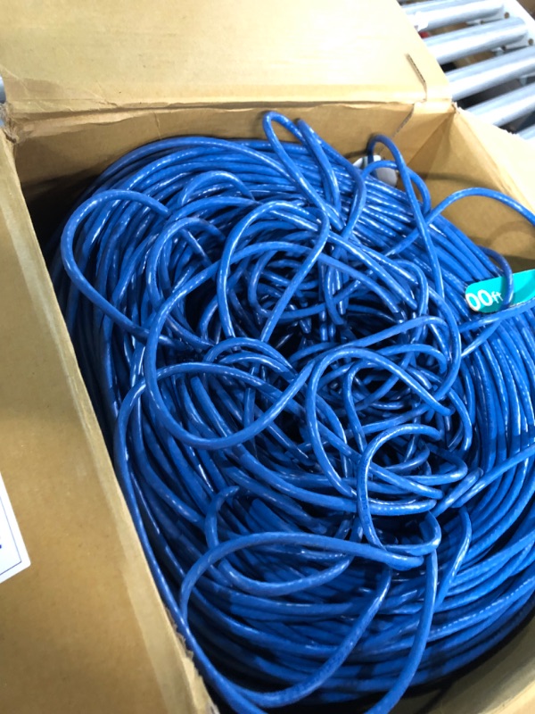 Photo 2 of Monoprice Cat6 Ethernet Bulk Cable - Network Internet Cord, Stranded, 550Mhz, UTP, Pure Bare Copper Wire, 24AWG, 1000 Feet