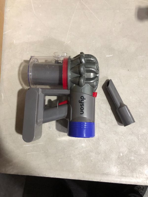 Photo 6 of ***MAJOR DAMAGE - NOZZLE TUBE AND HEAD MISSING - SEE PICTURES***
Casdon Dyson Cordless Vacuum | Interactive Toy Dyson Vacuum