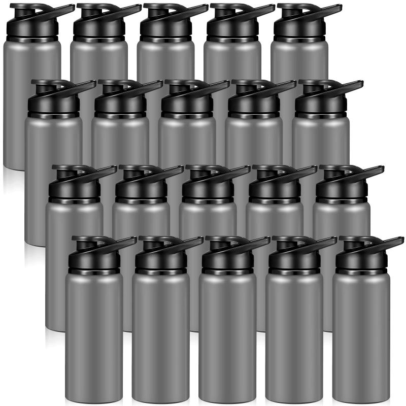 Photo 1 of 4 Pack Aluminum Water Bottles 20 Oz Metal Sports Bottles 