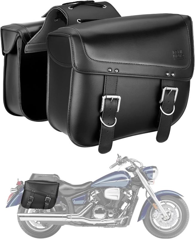 Photo 1 of **1 BAG ONLY** **SEE PHOTOS** KEMIMOTO Motorcycle Saddlebags, 30L Large Capacity 
