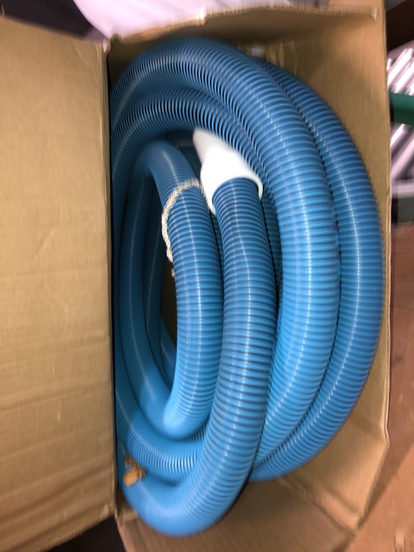 Photo 5 of Poolmaster 33430 Heavy Duty In-Ground Pool Vacuum Hose With Swivel Cuff, Made in the USA, 1-1/2-Inch by 30-Feet
