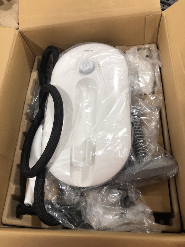 Photo 1 of  Portable Whole-house Steam Cleaner - 10s Instant Hot to 221°F Handheld Steamer 1600W, Chemical-free Steam Cleaning Remove Odor for Home Use Floor Car Grout Tiles Carpet Upholstery
