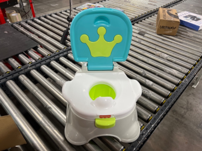 Photo 3 of Fisher-Price Royal Stepstool Potty, Blue Closed Box 1 Count (Pack of 1)