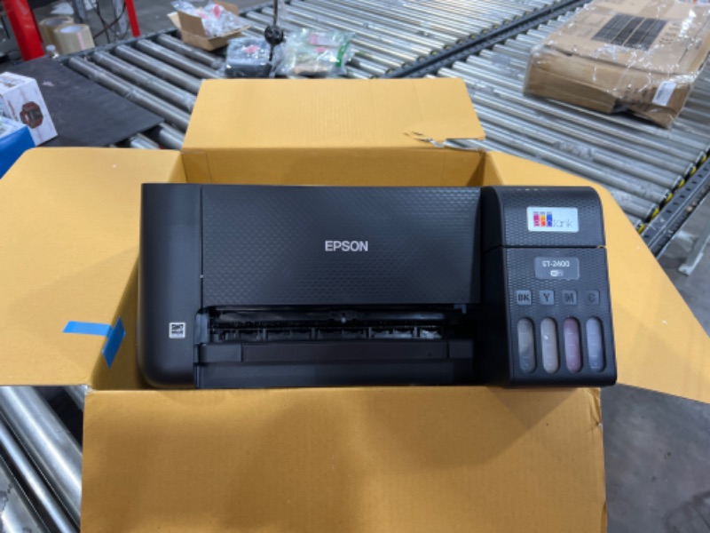 Photo 2 of Epson EcoTank ET-2400 Wireless Color All-in-One Cartridge-Free Supertank Printer with Scan and Copy – Easy, Everyday Home Printing, Black