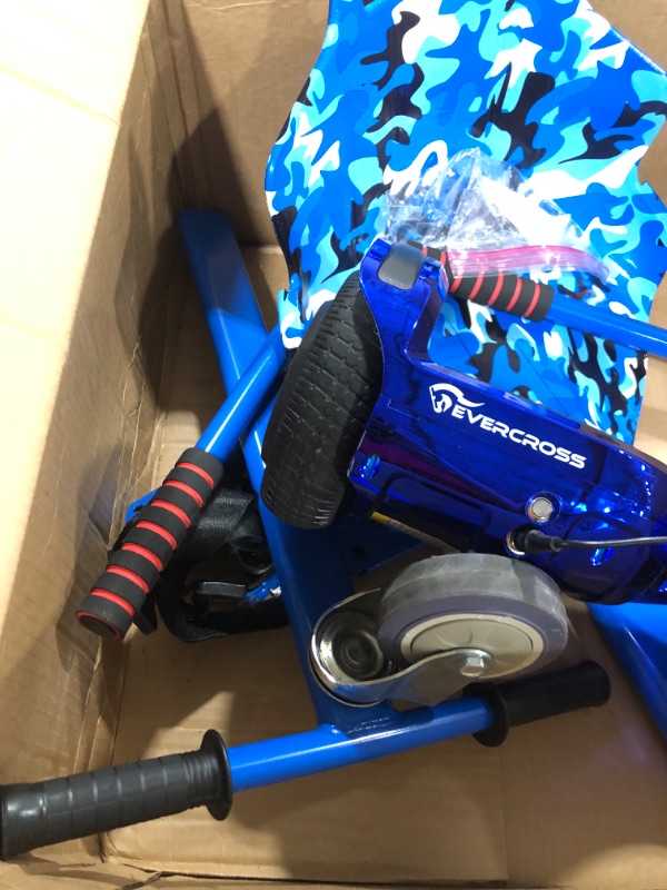 Photo 3 of EVERCROSS Hoverboard, Hoverboard for Adults, Hoverboard with Seat Attachment, 6.5" Hover Board Self Balancing Scooter with Bluetooth Speaker & LED Lights, Suit for Adults and Kids
