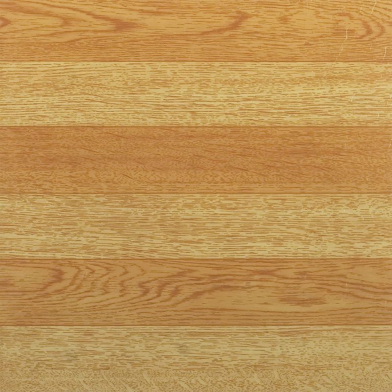 Photo 1 of 12-Inch Vinyl Floor Tiles, 12" x 12", Wood Light Oak Plank Pattern - Peel & Stick, DIY Flooring for Kitchen, Dining Room, Bedrooms & Bathrooms by Achim Home Decor