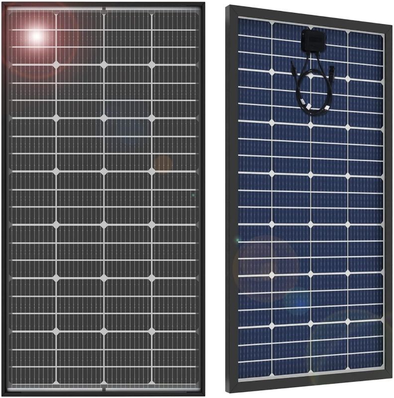 Photo 1 of JJN Bifacial 200 Watt Solar Panels 12V 10BB Monocrystalline Solar Panel High Efficiency Solar Module for RV Home Battery Charging Farm Trailer Camper Marine Off Grid System Single Piece
