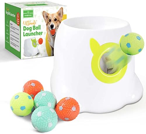 Photo 1 of Automatic Dog Ball Launcher - Dog Fetch Machine for Small to Medium Sized Dogs,