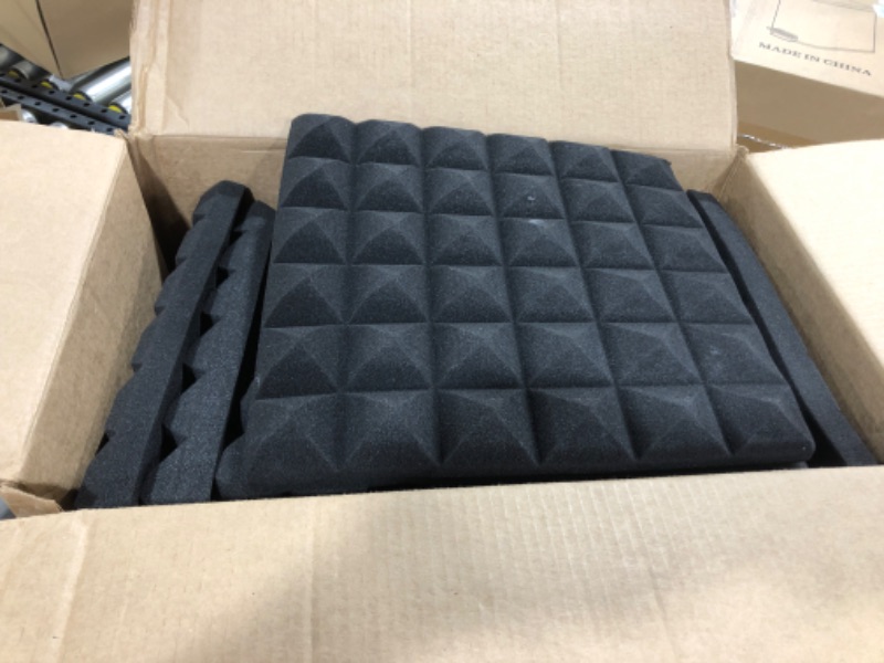 Photo 1 of 12in x 12in acoustic foam panels -12 pack