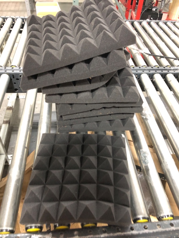 Photo 1 of 1ft x 1ft foam acoustic panels - 9 count