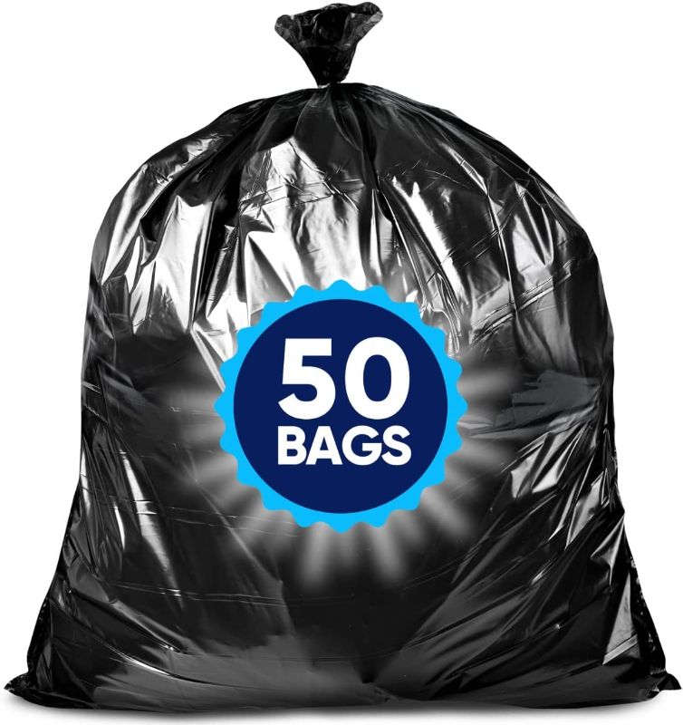 Photo 1 of 65 Gallon Trash bags Rolls of 50 - 6 rolls