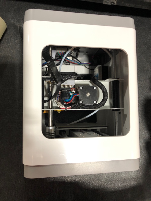 Photo 1 of WEEFUN Mini 3D Printer, FDM 3D Printer with Resume Printing Function Quick Guide Fully Assembled Fully Open Source, Auto Leveling, Removable Flexible Magnetic Build Plate, Build Volume 100x120x100mm Tina2