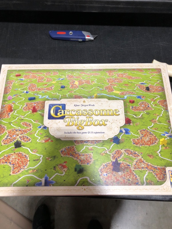 Photo 1 of Z-Man Games Carcassonne Big Box Set (2022 Edition)| Medieval Strategy Board Game | Includes Base Game and 11 EXPANSIONS | Family Game for Kids and Adults | Ages 7+ | 2-6 Players | Made