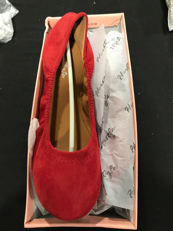 Photo 1 of [Size 11] Red Suede Slip Ons