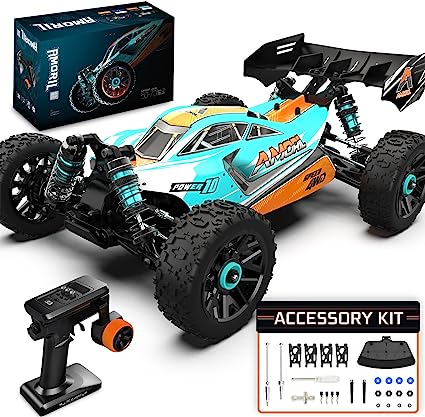 Photo 1 of AMORIL 1:14 Fast RC Cars for Adults,Top Speed 70+KMH Hobby Remote Control Car, 4X4 Monster Truck Racing Buggy,Electric Vehicle Toy Gift for Kids with Oil-Filled Shocks,Upgraded Powder Gear Parts
