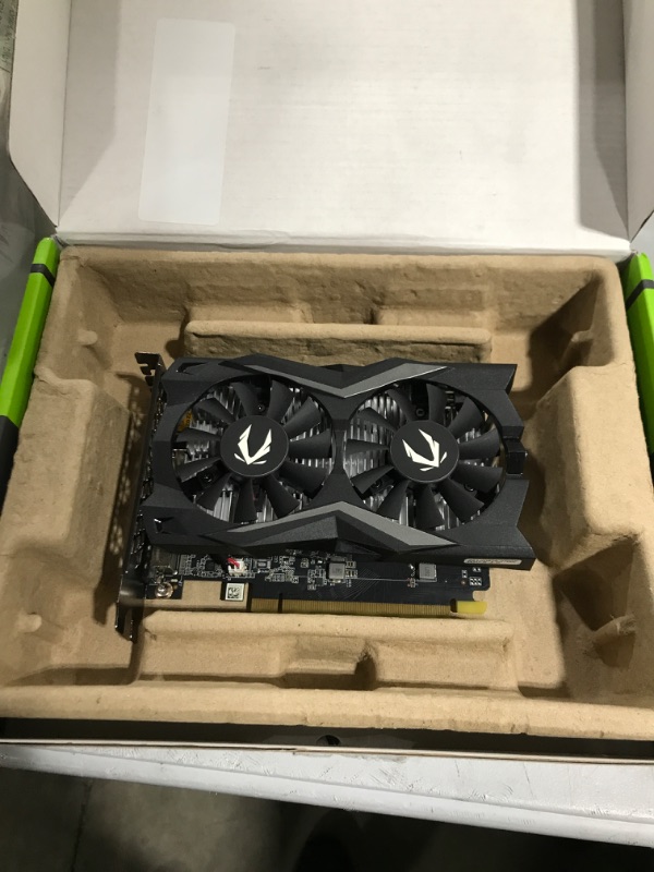 Photo 2 of ZOTAC Gaming GeForce GTX 1650 AMP CORE 4GB GDDR6 128-bit Gaming Graphics Card, Super Compact, ZT-T16520J-10L