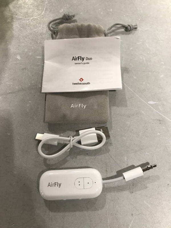 Photo 2 of Twelve South AirFly | Wireless transmitter to use Wireless/Noise-cancelling headphones in gyms or on airplanes
