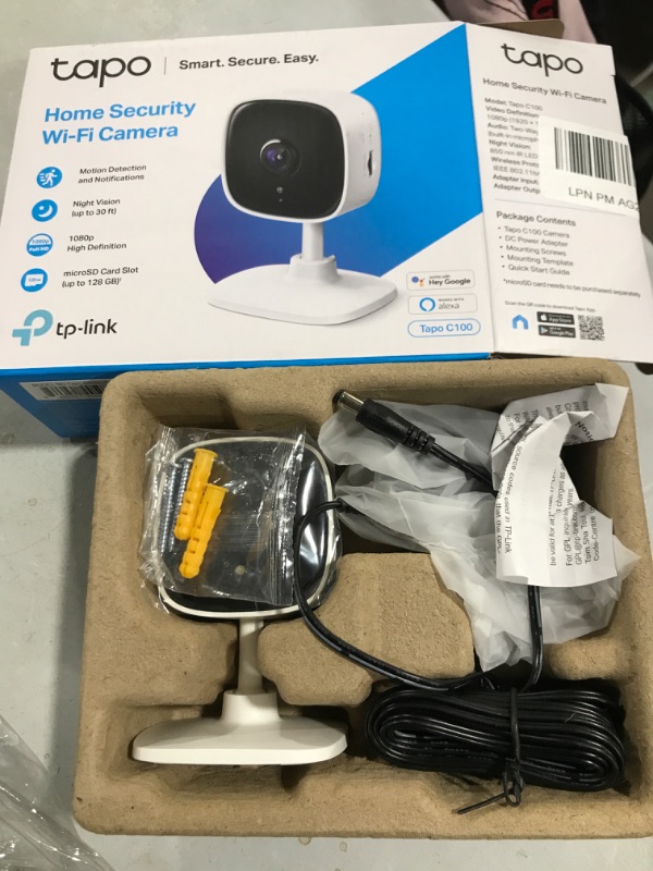 Photo 3 of TP-Link Tapo 2K Indoor Security Camera for Baby Monitor, Dog Camera w/ Motion Detection, 2-Way Audio Siren, Night Vision, Cloud & SD Card Storage(Up to 256 GB), Works w/ Alexa & Google Home(Tapo C110)
