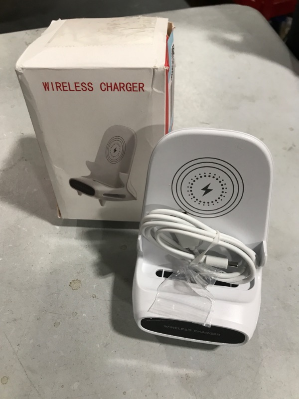 Photo 1 of Wireless Charger Stand with amplifying Cavity Making The Sound More 3-D, 15W Fast Charging