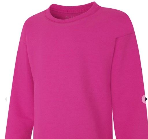 Photo 1 of Youth Small Hanes EcoSmart Girls' Fleece Sweatshirt