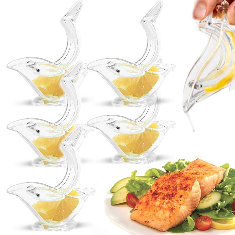 Photo 1 of 5 pack of manual lemon squeezers- clear acrylic