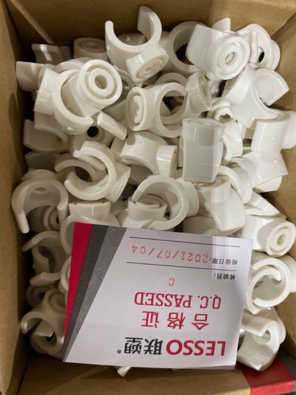 Photo 1 of 200 Pcs GUPOMT 1/2-Inch U-Hook PEX Holder PEX-AL-PEX Talon Clamps Pipe Support 16mm O.D Pipe Plastic Socket To Fix Corresponding Pipes