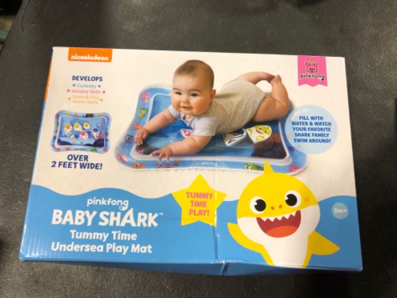 Photo 2 of Baby Shark Tummy Time Water Filled Play Mat – Infant Toys to Help Learn How to Crawl – Baby Shark Official