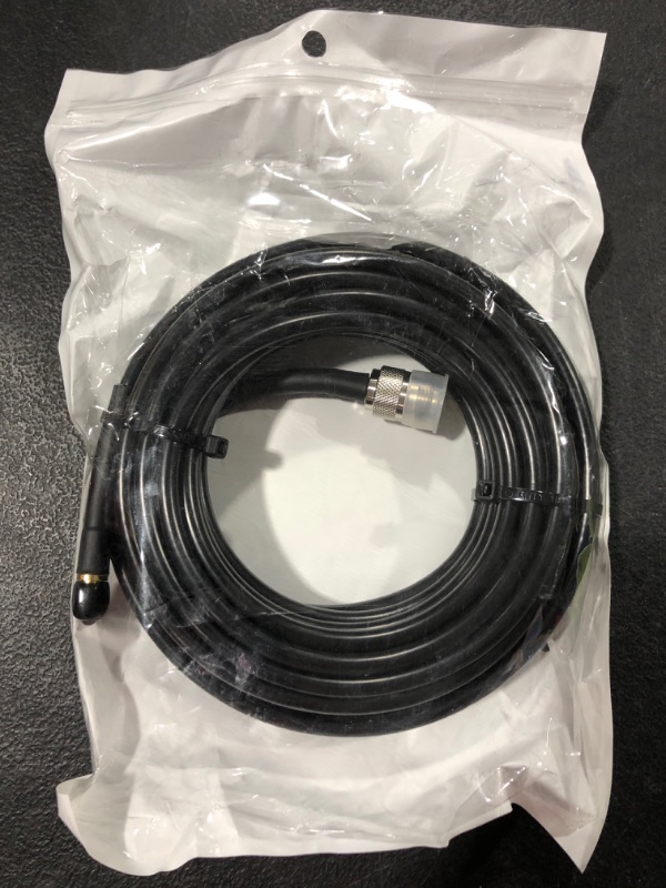 Photo 2 of N Type Female to RP-SMA Male SMA Male 20ft KSR400 Ultra Low Loss Extension Cable for WiFi 4G LTE LoRa Antenna Nebra RAK Bobcat Helium Hotspot HNT Miner Ming Antenna, Eifagur 