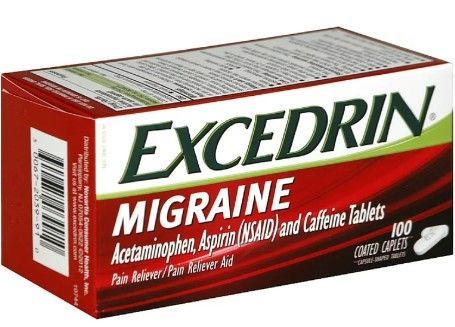 Photo 1 of Excedrin Migraine Pain Reliever Tablets 100 Ea--exp sep2025