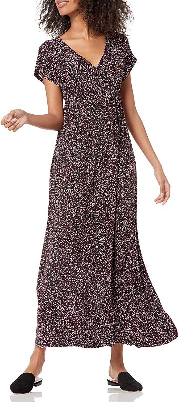 Photo 1 of Amazon Essentials Women's Waisted Maxi Dress XS
