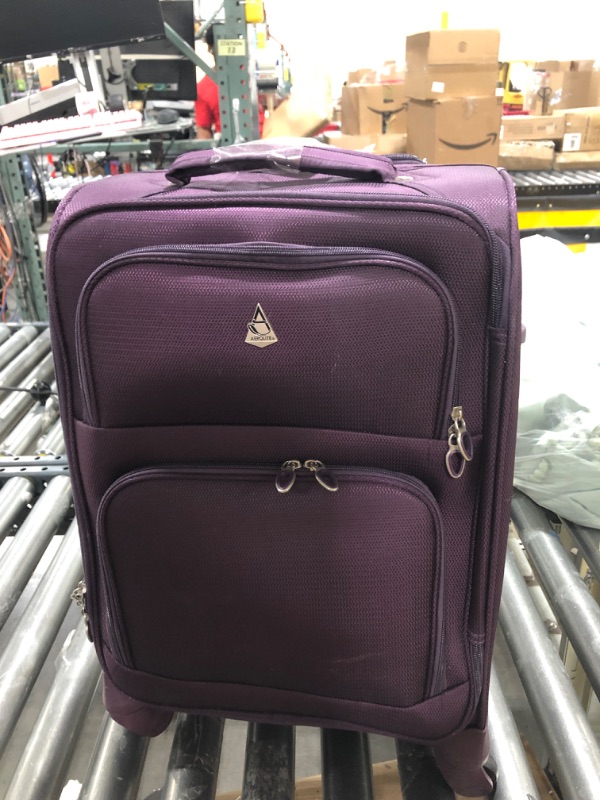 Photo 2 of 20in x 13.5 in purple roller luggage - Aerolite