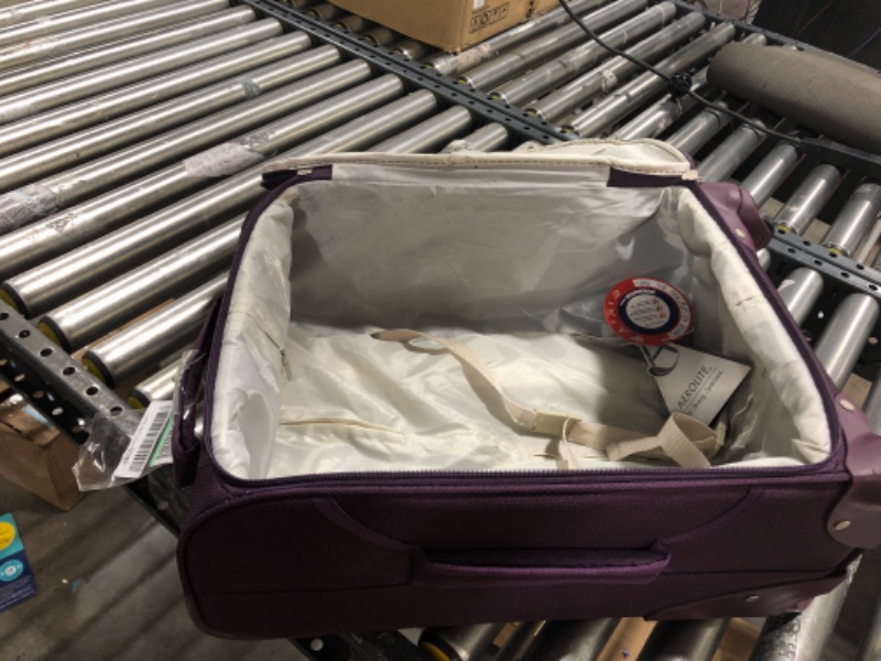 Photo 1 of 20in x 13.5 in purple roller luggage - Aerolite