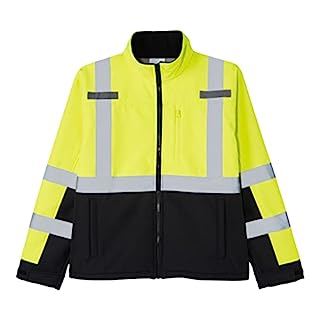 Photo 1 of AmazonCommercial Safety Jacket, Lime/Black, X-Large Size