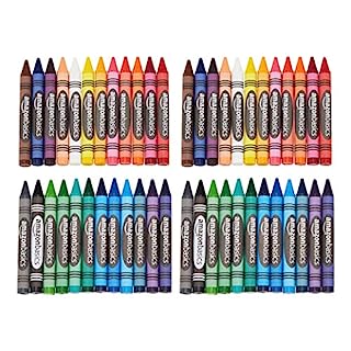 Photo 1 of Amazon Basics Jumbo Crayons - 24 Assorted Colors, 2-Pack