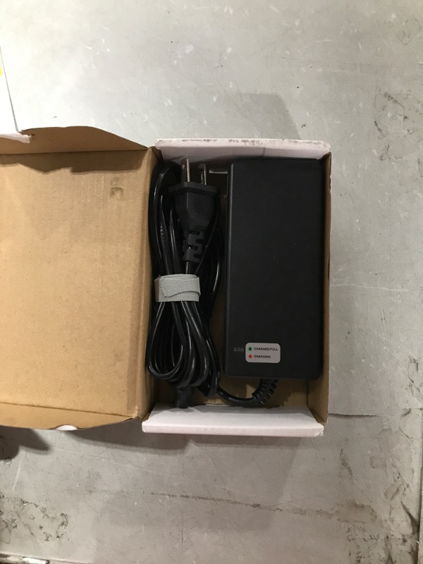 Photo 1 of EVAPLUS 29.4V 2A Battery Charger, Lithium Power Adapter PowerFast 3-Prong Inline Connector for 24V Pocket Mod, Sports Mod Lithium Battery