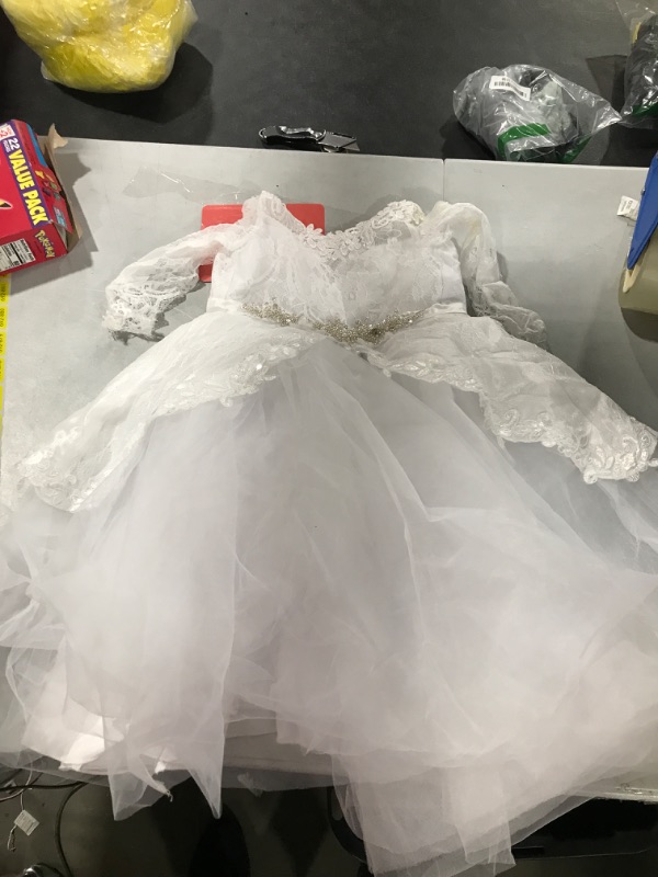 Photo 1 of Childs Fancy White Dress 2-3Y